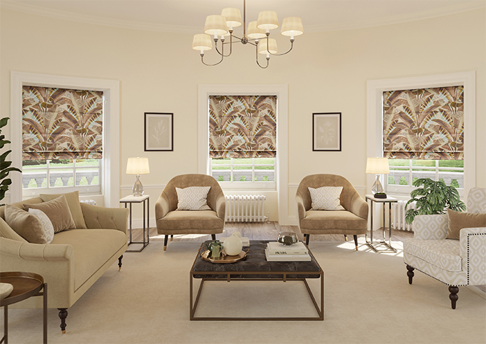 Rodeo Drive, Fawn - Roman Blind - Image 8